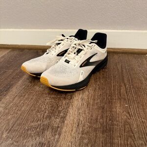 Brooks Women's White, Black & Gold Running Shoes